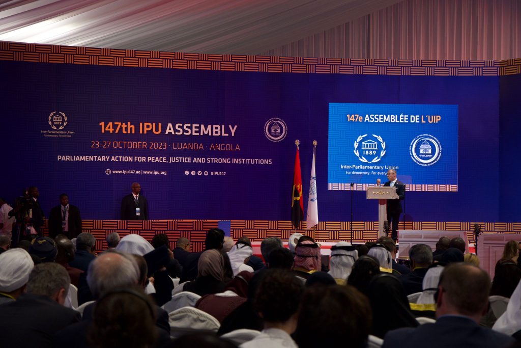 الجمعية العامة الـ 147 للاتحاد البرلماني الدولي والاجتماعات المصاحبة لها بالعاصمة الانغولية، لواندا