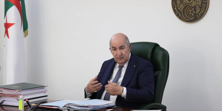 الرئيس الجزائري عبد المجيد تبون