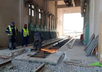 سلاسل التوزيع…ربط صوامع تخزين الحبوب بالسكة الحديد