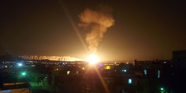 إيران…انفجار ضخم بخط رئيسي لنقل الغاز
