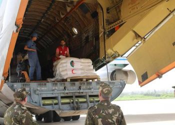 الهلال الأحمر…دفعة ثانية من المساعدات للأشقاء الفلسطينيين