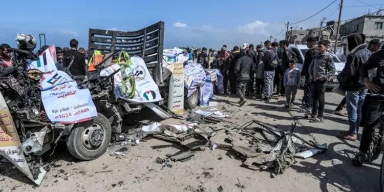 مجزرة دوار الكويت جنوب مدينة غزة…الاحتلال يستهدف حشدا ينتظر المساعدات الانسانية