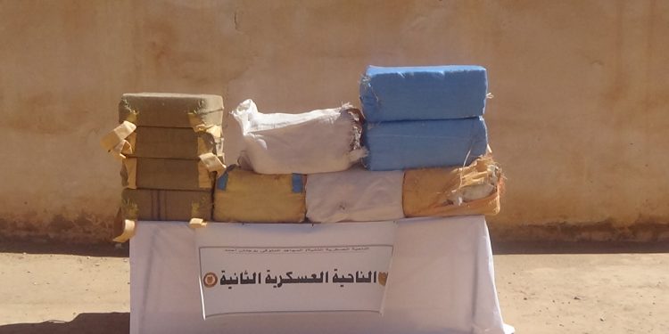 ضبط ازيد من 14قنطار كيف معالج عبر الحدود مع المغرب