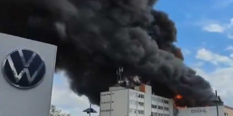 ألمانيا…حريق في مصنع للاسلحة