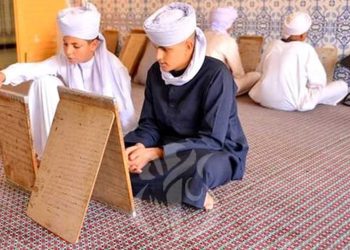 مشاركون خلال ملتقى…الزوايا عنصر وحدة و صرح للتنوير