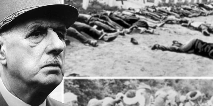 8 ماي 1945…بينما كان ديغول يعطي دروسا في الحرية جيشه كان يقتل الجزائريين