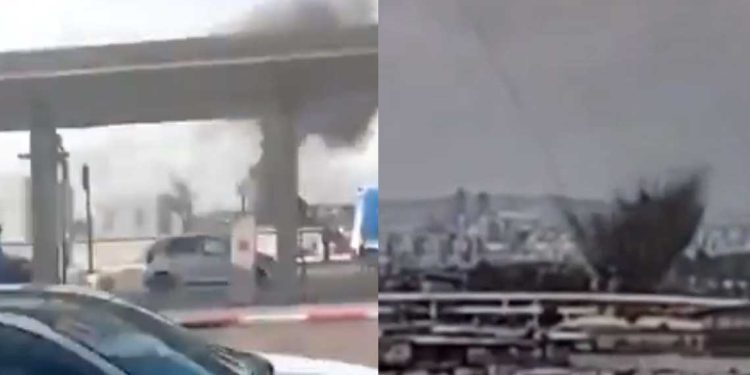 صاروخ من اليمن يسقط قرب مطار بن غوريون