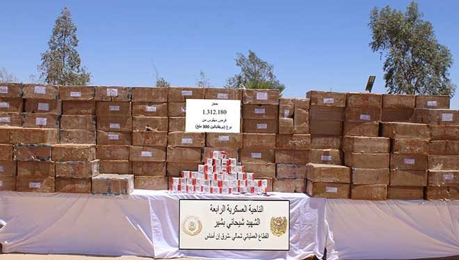 الجيش الجزائري…ضبط أكثر من مليون قرص مهلوس