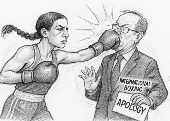 إيمان خليف…ضربة قاضية خارج الحلبة