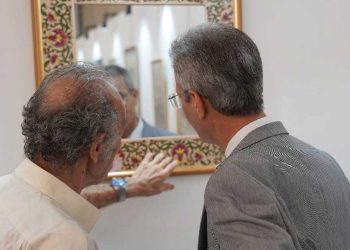 مصطفى أجعوط يشرف على معرض “ورثة النور