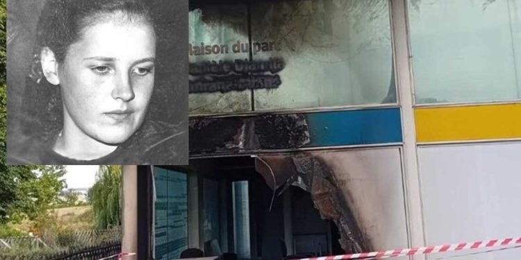 إحراق مبنى يحمل اسم مناضلة جزائرية بفرنسا