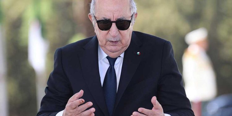 الرئيس تبون يعزي في استشهاد عماري سيف الدين