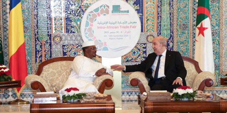 تبون يستقبل نظيره التشادي عشية انطلاق معرض التجارة البينية الإفريقية