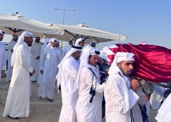 قطر…مراسيم دفن ضحايا العدوان الإسرائيلي