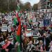 لندن…طوفان بشري مناهض لحرب الإبادة الجماعية ضد الشعب الفلسطيني