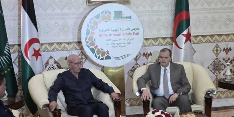 الرئيس الصحراوي في الجزائر للمشاركة بمعرض التجارة البينية الإفريقية