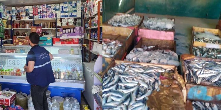 معسكر…إتلاف مئات الكيلوغرامات من المواد الفاسدة