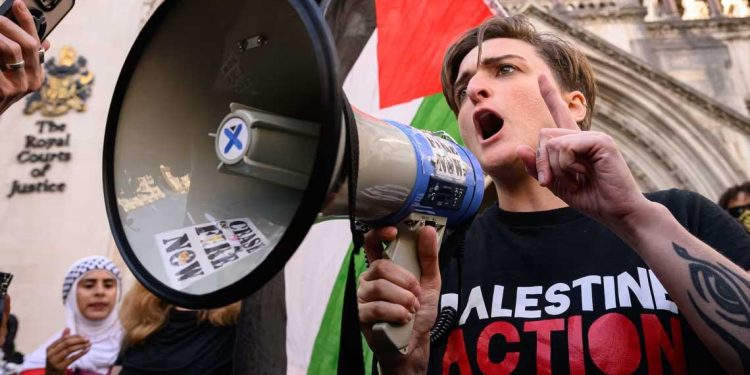 لندن…20 ألف متظاهر دعماً لفلسطين