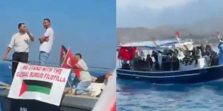 45 سفينة تركية تنطلق نحو فلسطين رداً على اعتراض أسطول الصمود