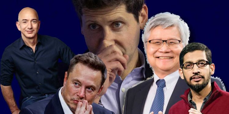 أقوى خمس شخصيات تتحكم بالذكاء الاصطناعي في العالم