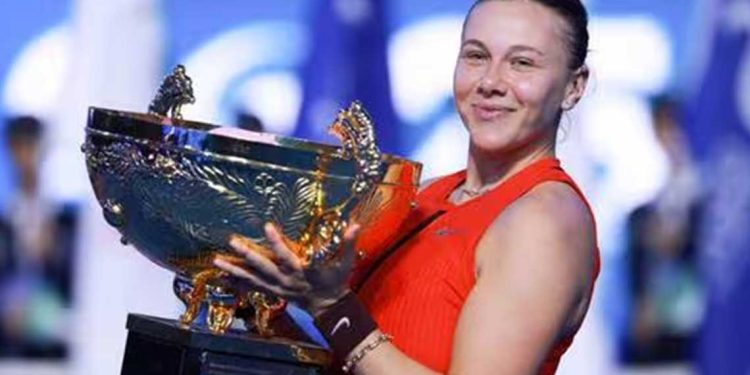 أنيسيموفا تحصد لقب بطولة الصين المفتوحة