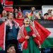 النرويج تسحق إسرائيل بخماسية و علم فلسطين يهيمن على المدرجات