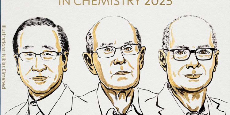 جائزة نوبل للكيمياء لثلاثة باحثين أحدهم من أصل عربي