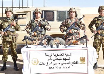 الجيش  يوقف 7 عناصر إرهابية ويضبط 61 تاجر مخدرات خلال أسبوع