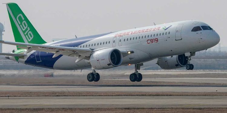 نهاية الاحتكار الغربي للنقل الجوي ؟….الطائرة الصينية سي919 في أول ظهور لها
