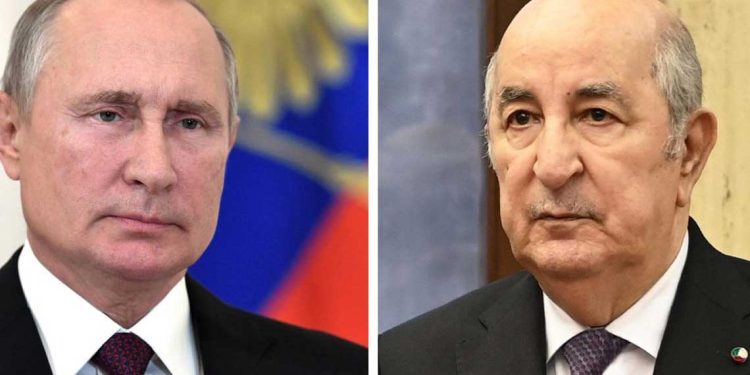 بوتين يهنئ تبون بعيد الاستقلال