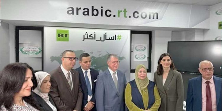 تدشين استوديو قناة روسيا اليوم بجامعة الجزائر