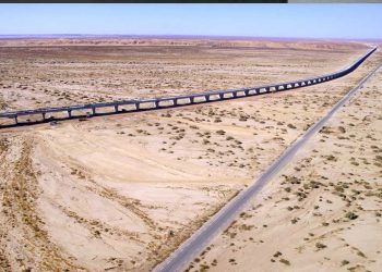 أطول جسر في افريقيا…انتهاء الأشغال بجسر السكة الحديدية وادي “الدورة”