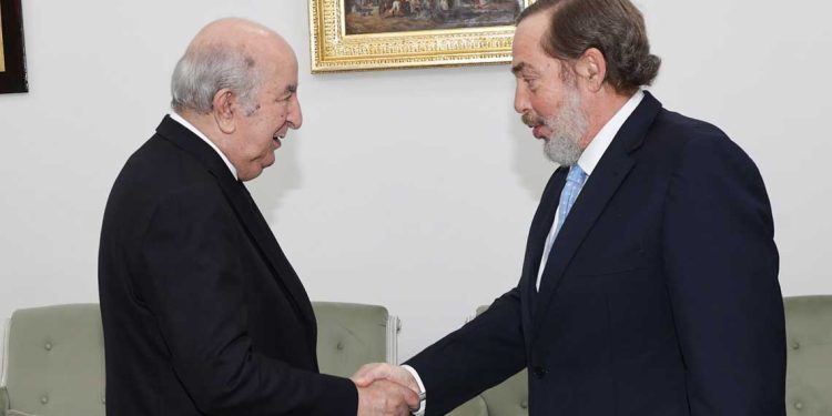 تبون يستقبل سفير إسبانيا في زيارة وداعية