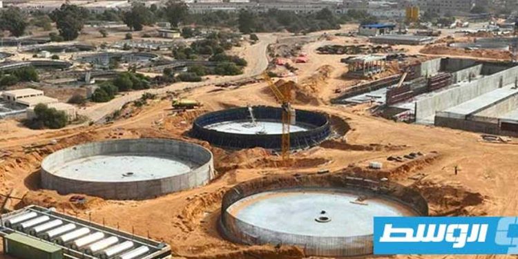 ليبيا…تقدم في تنفيذ مشروع محطة معالجة صرف بطرابلس