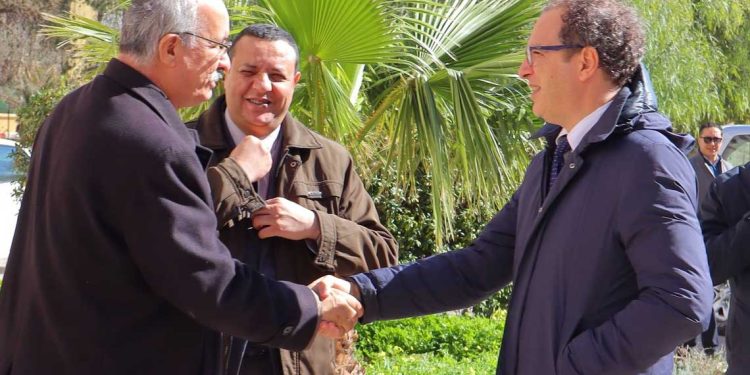 وفد إيطالي في زيارة لجامعة جيلالي ليابس