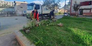 حملة لتحسين المحيط الحضري مع شهر رمضان