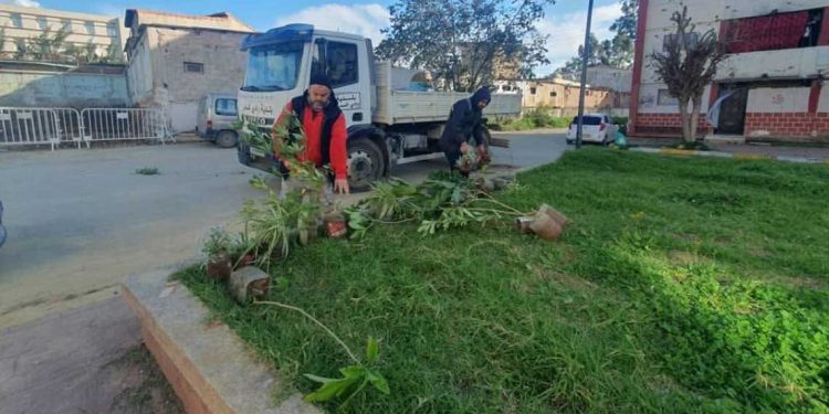 حملة لتحسين المحيط الحضري مع شهر رمضان